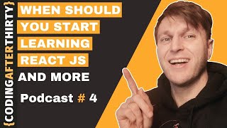 When should you start learning React JS as a self taught developer and more. [ Live Q&A ]