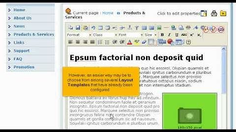 Webhosting Break Presents: Using Layout Templates in RVSitebuilder