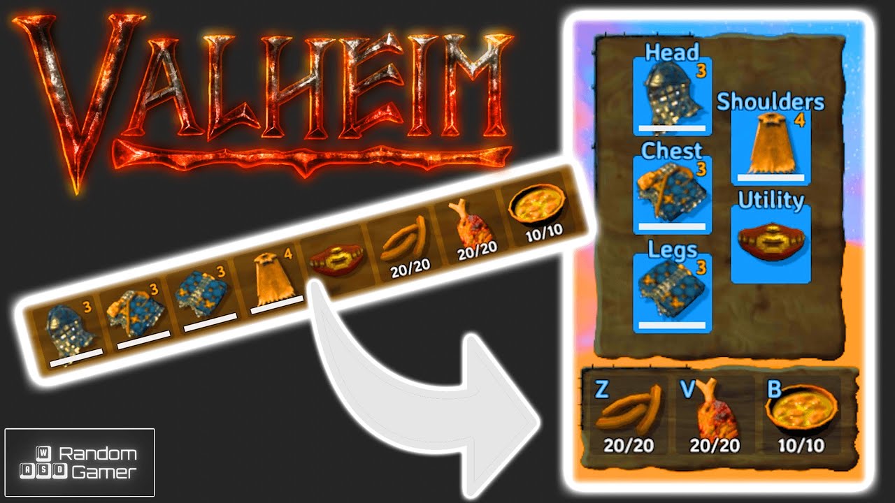 Equipment & Quick Slots Valheim Mod Spotlight YouTube