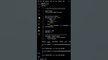 One trick to optimize Python code (CACHE) #coding #python #howto #programming #shorts #short