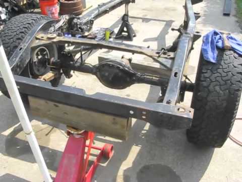 92 Jeep Wrangler YJ (Dana-35 Removal) - YouTube
