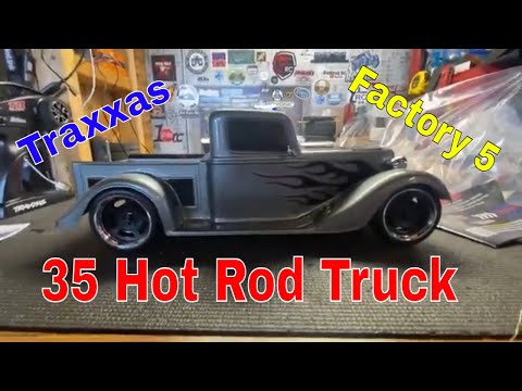 Traxxas 35 Hot Rod Truck unboxing - YouTube