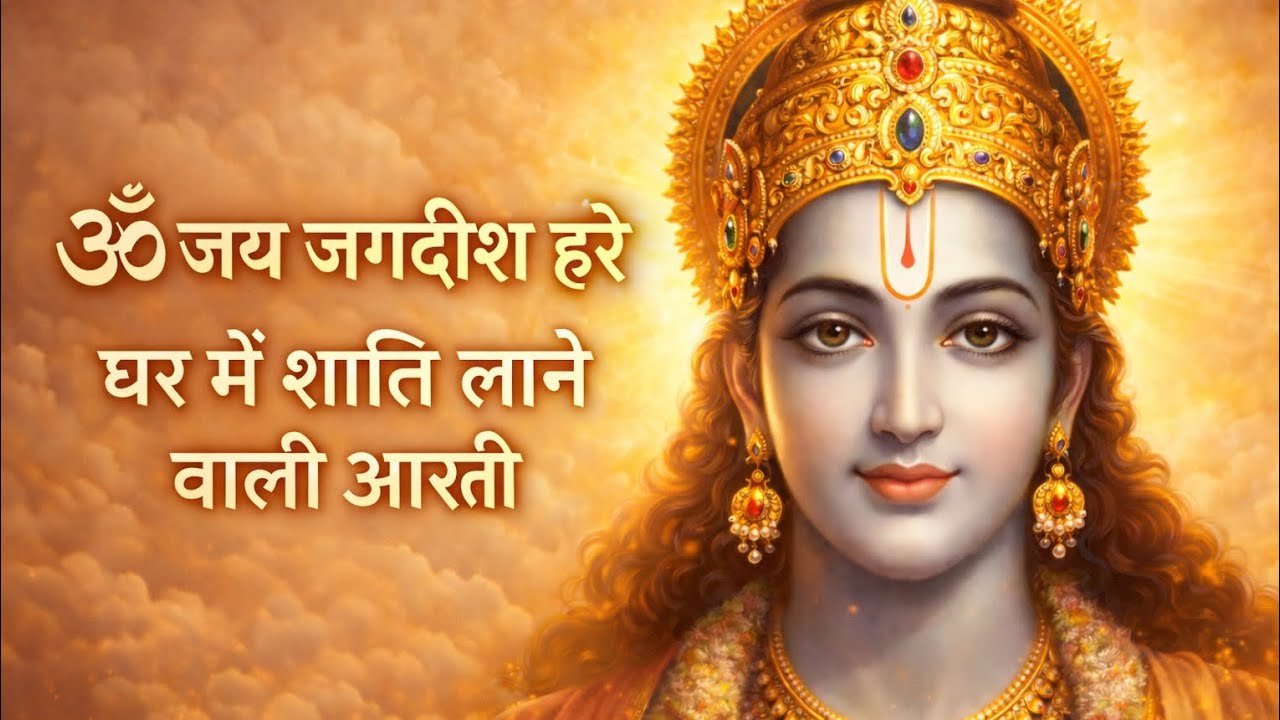 घर में शांति लाने वाली आरती | ॐ जय जगदीश हरे | Shri Vishnu Ji Ki Aarti