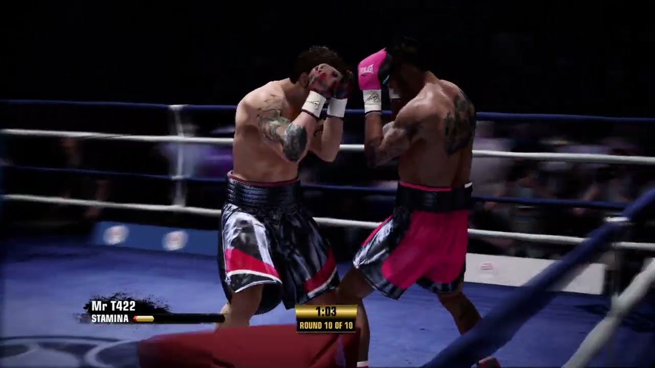 Dirty boxing-10th round KO.