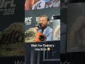 Paddy was loving listening to Conor on the mic 😂