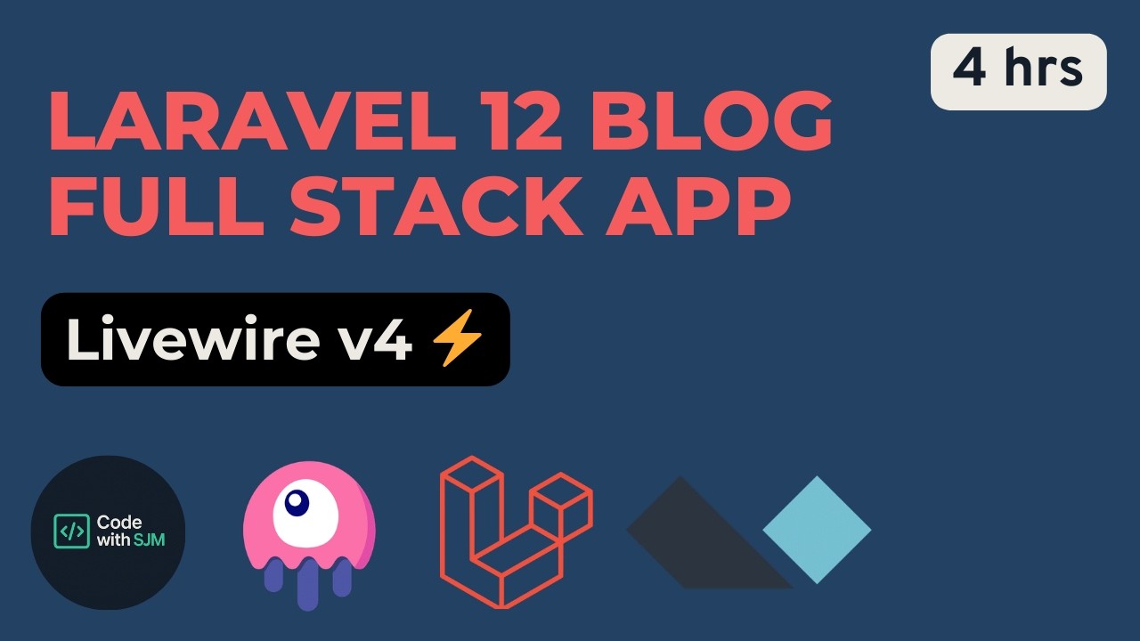 Build a Complete Production-Ready Blog with Laravel 12 & Livewire 4 | Full Project - 2026