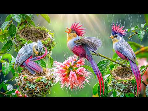 Peaceful Piano Music with Morning Birds for Stress Relief, Study Focus and Relaxation 4K | NO ADS