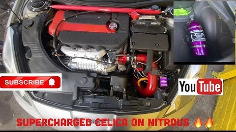 SUPERCHARGED CELICA ON NITROUS