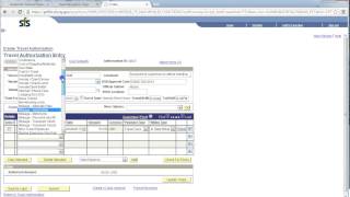 BSC_Creating a Travel Authorization From a Blank Authorization screenshot 2