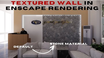 Tips for TEXTURED WALL | SketchUp Enscape Tutorial