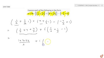 Express each of the following in the form  ltmath gt  ltmrow gt  ltmi gta lt/mi gt ltmo gt+ lt