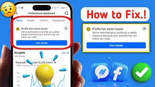 How to Fix ‘Profile Has Some Issues’ on Facebook | Remove Facebook Profile Issues 2025