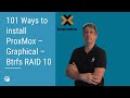 101 Ways to Install Proxmox VE | Graphical Install with BTRFS RAID 10