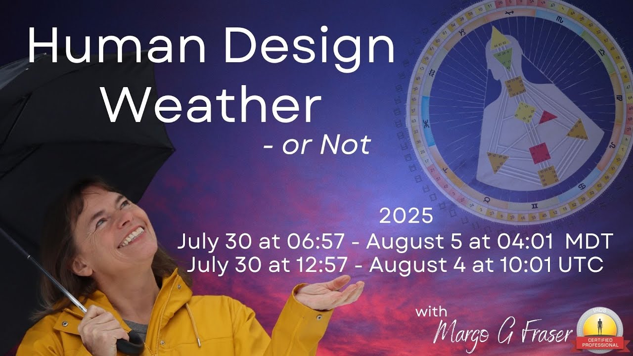 July 30 to August 5, 2025 Human Design Weather