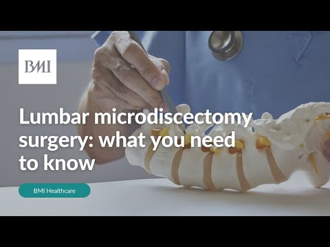 What you need to know about lumbar microdiscectomy surgery | BMI Healthcare