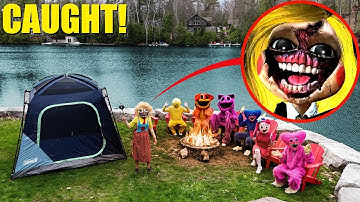 MISS DELIGHT AND THE SMILING CRITTERS GO CAMPING! (POPPY PLAYTIME SCARY CAMP STORY)