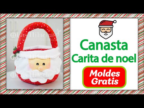 ??#Canasta #Carita #Noel – #Tutorial #Navideño?
