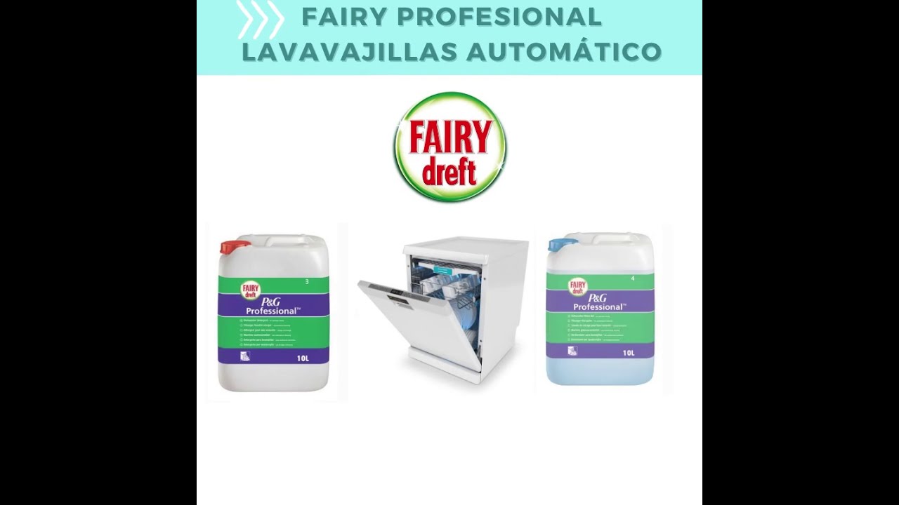 Fairy profesional Abrillanador lavavajillas automático 10 litros