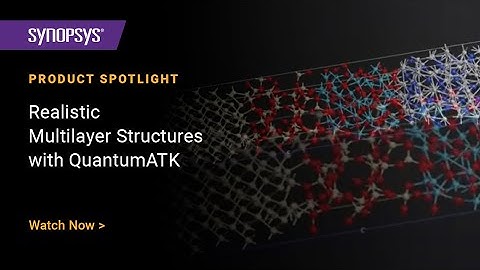 QuantumATK NanoLab GUI: Building Realistic Multilayer Structures