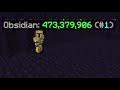 473 million obsidian collection in hypixel skyblock