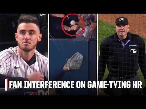 Yankees' game-tying home run OVERTURNED due to fan interference, eliminated in NLDS | MLB on ESPN