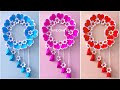 😍 Paper Crafts for home decoration wall hanging / how to make flower with craft paper easy 