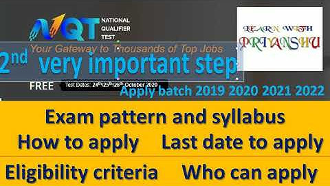 TCS NQT registration 2nd very important step
