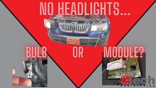 2007 BMW X3 No Headlight Operation Diag & Fix