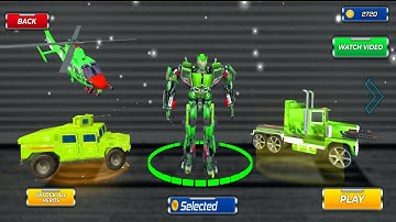 Army Truck Robot Battle Game * Android Gameplay