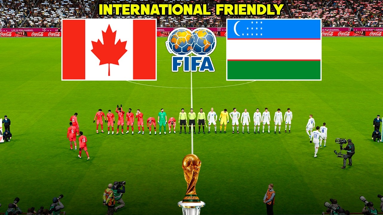 CANADA vs UZBEKISTAN | International Friendly 2026 | Road to FIFA World Cup 2026 | Simulation PES21