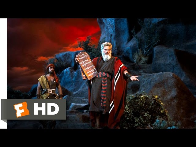 The Ten Commandments (7/10) Movie CLIP - Moses Presents the Ten Commandments (1956) HD class=