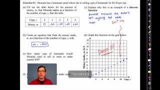 Common Core.Algebra I.Unit #11.Lesson #3.Discrete Functions by eMathInstruction Common Core.Algebra I.Unit #11.Lesson #3.Discrete Functions by eMathInstruction