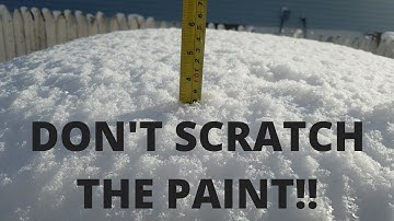 Properly Remove Snow from Car - WON