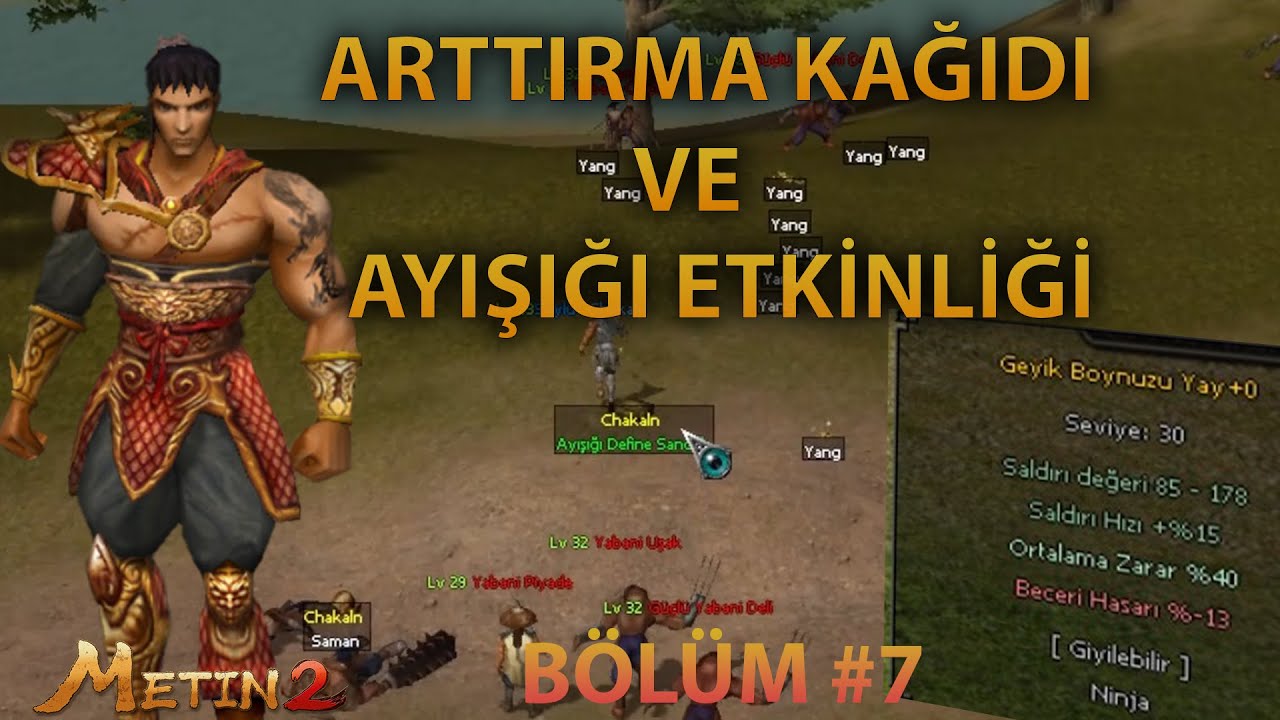 Hafta Sonu Etkinliklerinde Neler Kazandık? | Arttırma Kağıdı ve Ayışığı Etkinliği | Metin2 Ezel