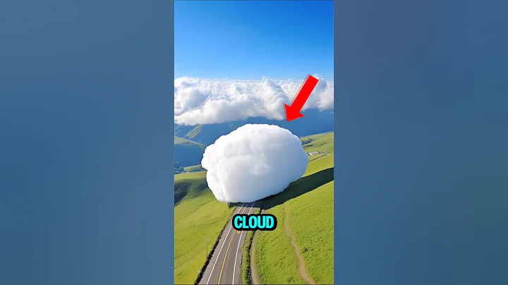 Falling Cloud 😱🤯⚠️ #clouds #shorts