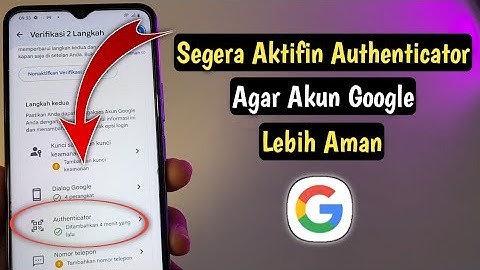 Cara Mengaktifkan Google Authenticator