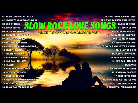 Slow Rock Love Songs Nonstop 70s 80s 90s - Bon Jovi, Gun N'Roses, Scorpions, U2, Led Zeppelin