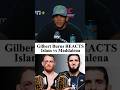 GilBert Burs Reacts Islam Vs Maddalena Fight