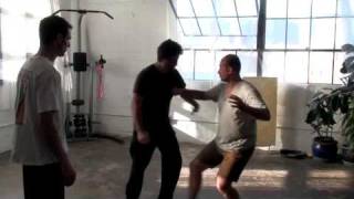 Application Single Arm Sweep, Yangjia Michuan Taijiquan