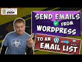 How To Capture Emails On Your WordPress Website - Send To Email List #031