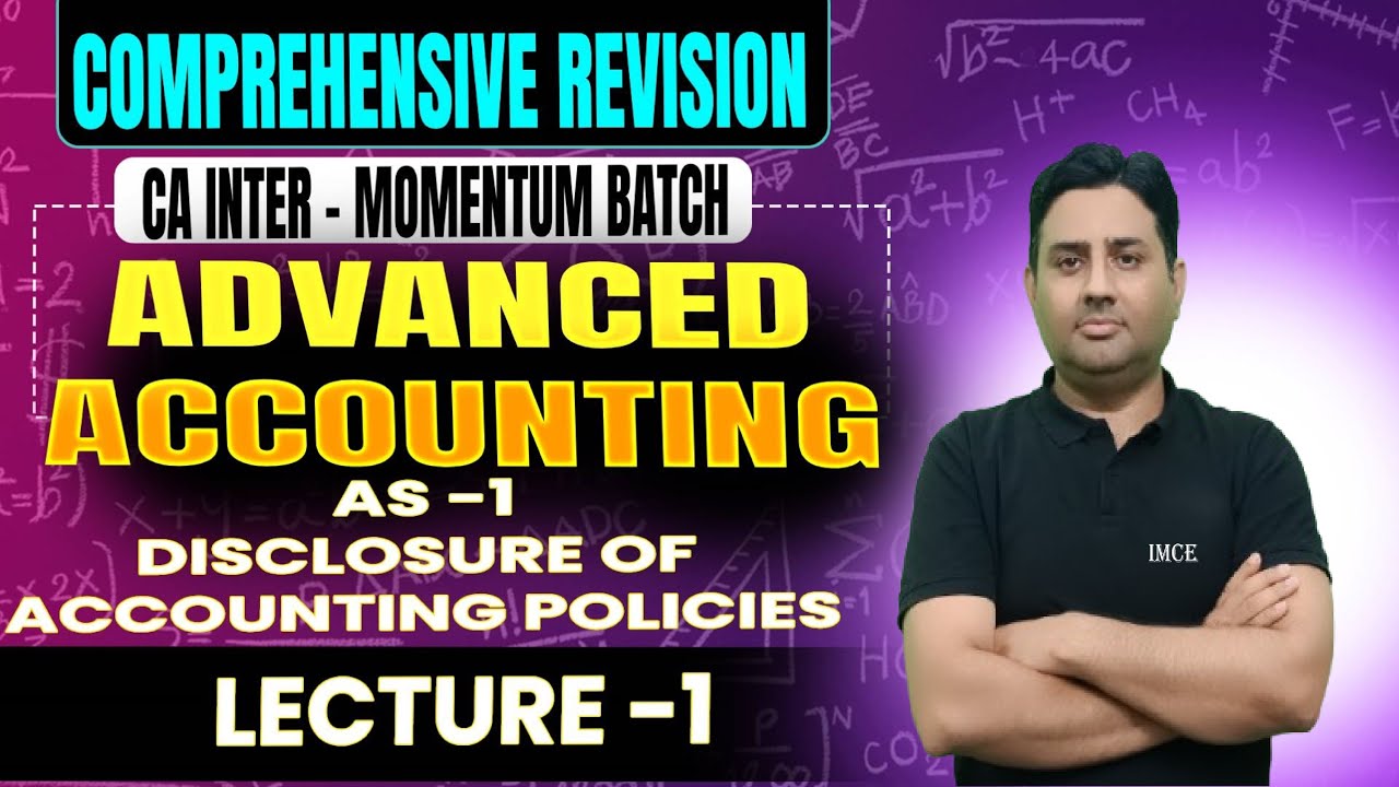 CA INTER ADVANCED ACCOUNTING - COMPREHENSIVE REVISION - YouTube