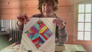 Off Grid Quilting with Sarah from the Foot. Simple String Piecing