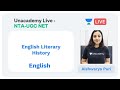 English Literature History | English | Unacademy Live - NTA UGC NET | Aishwarya Puri