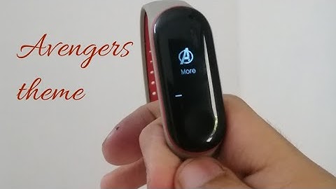 how to flash Avengers theme on mi band 3 in english//zaam tech.