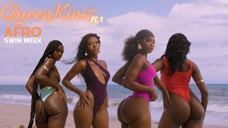 Queenkinis at Sankofa Beach Resort | PT 1 | 4K | Afro Swim Week 2023