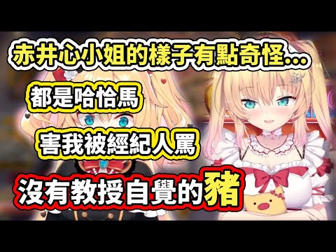 最近，赤井心小姐的樣子好像有點奇怪...那個不是哈恰馬的台詞嗎？【赤井はあと／Haato】【hololive／ホロライブ】【VTuber中文字幕】