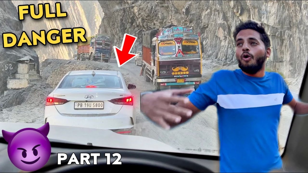 इतना डर तो पहले कभी नहीं लगा 😫 | Dangerous Roads | Kashmir - Part 12