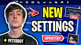 Peterbot Reveals NEW Settings Fortnite Chapter 5 Season 2! (UPDATED 2024)