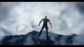 Kratos Jumping off cliff meme