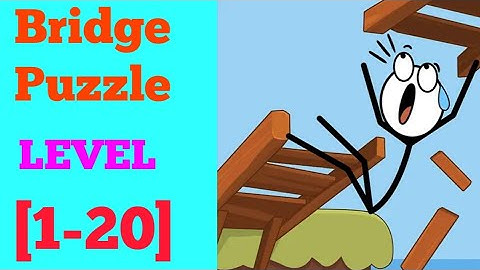 Bridge Puzzle Level 1-20 Solution or Walkthrough